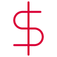 Dollar sign icon